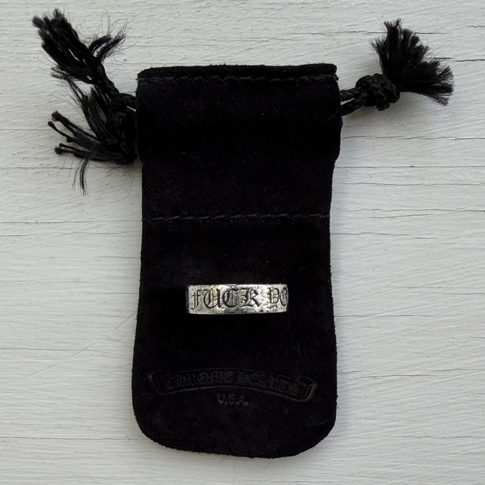 CHROME HEARTS F YOU RING